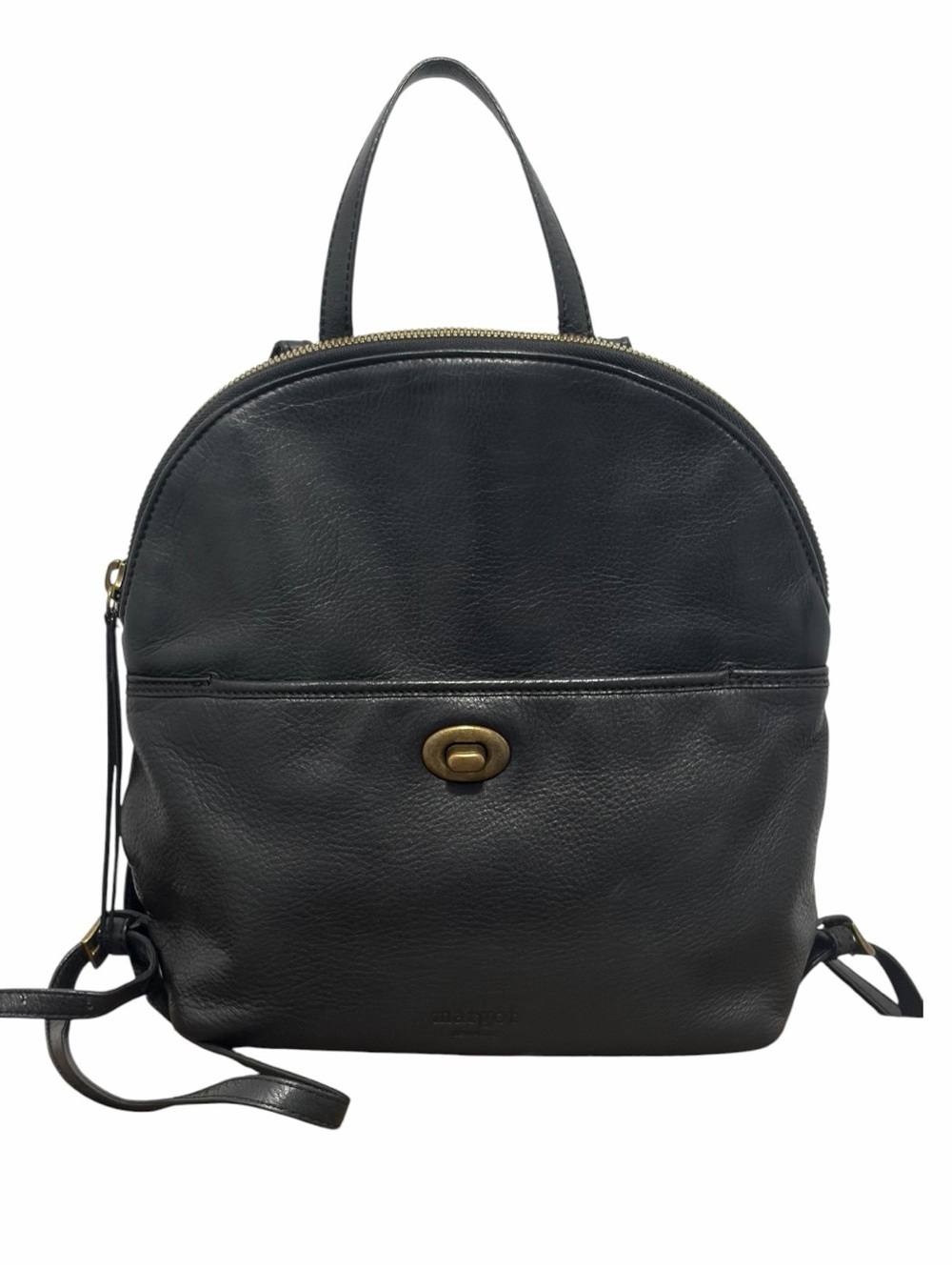 Margot Black Leather Backpack Handbag - Almost New
